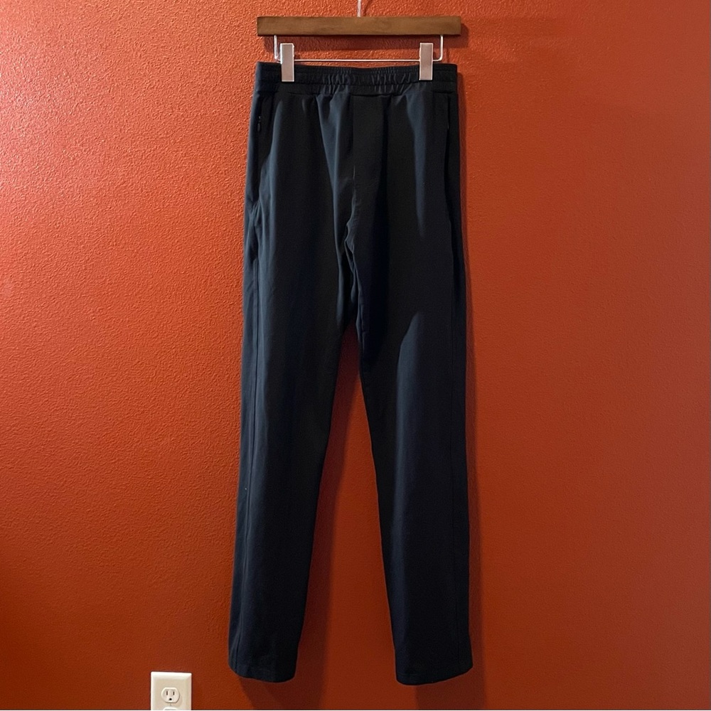 Public Rec Men’s Black Athletic‎ Zipper Pocket Cozy Soft Nylon Sweatpants Jogger